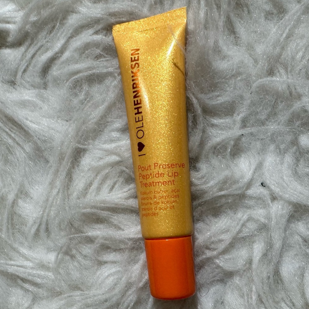 NEW Ole Henriksen Pout Preserve Peptide Lip Treatment Glimmer Lingonberdy Jam - Picture 2 of 7